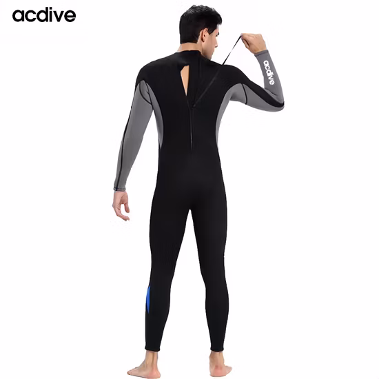 Combinaison en néoprène 3mm pour hommes, combinaison complète de plongée, de surf, à manches longues, offre spéciale