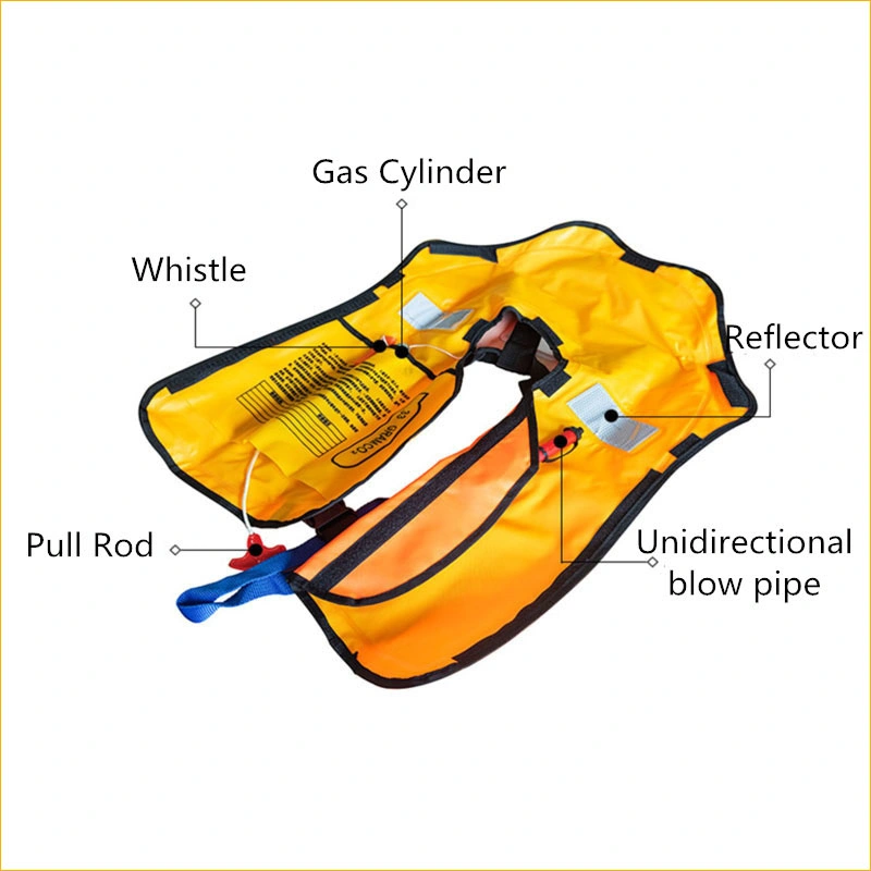 Wholesale Custom Manual Automatic Inflatable Life Jacket 150n for Adult