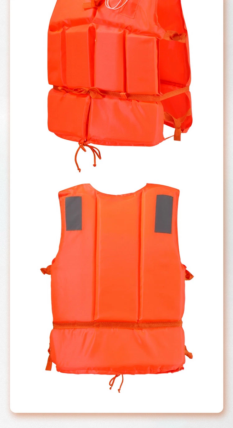 Factory Supplying Cheap Foam Orange Work Life Jacket