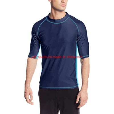 Surf Upf+ Suit OEM de haute qualité à manches courtes pour hommes Rash Guard