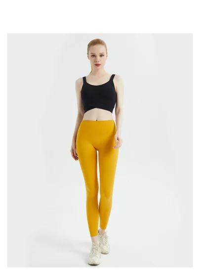 Pantalons de yoga colorés de haute qualité pour femmes pour l'entraînement et la course